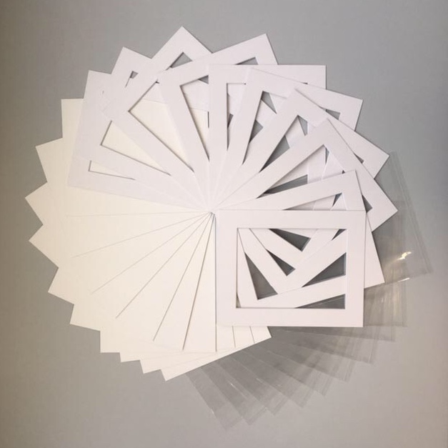 Mount Kits 8” x 6” to fit 6” x 4” Textured White 20 Pack